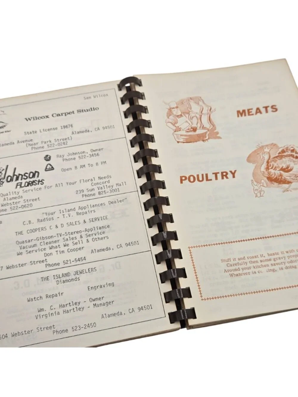 Heavenly Dishes Cookbook Calvary Christian Center Alameda California Vintage